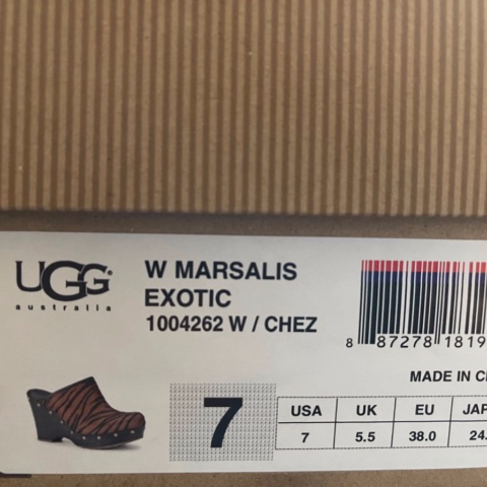Ugg leather clogs-beautiful & comfortable.